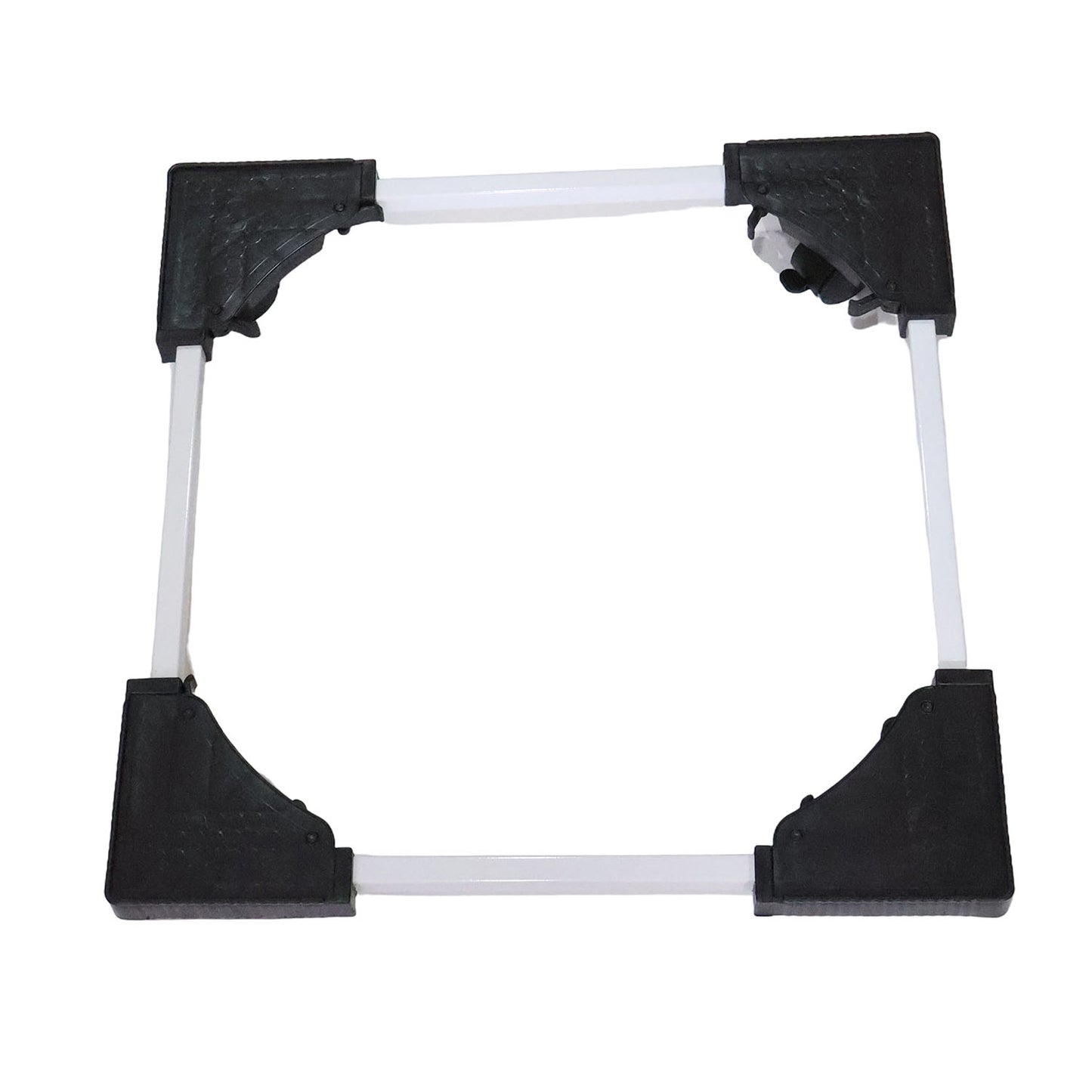 Wukusy adjustable washing machine and refrigerator stand with 67.67 cm width, designed to support appliances securely.