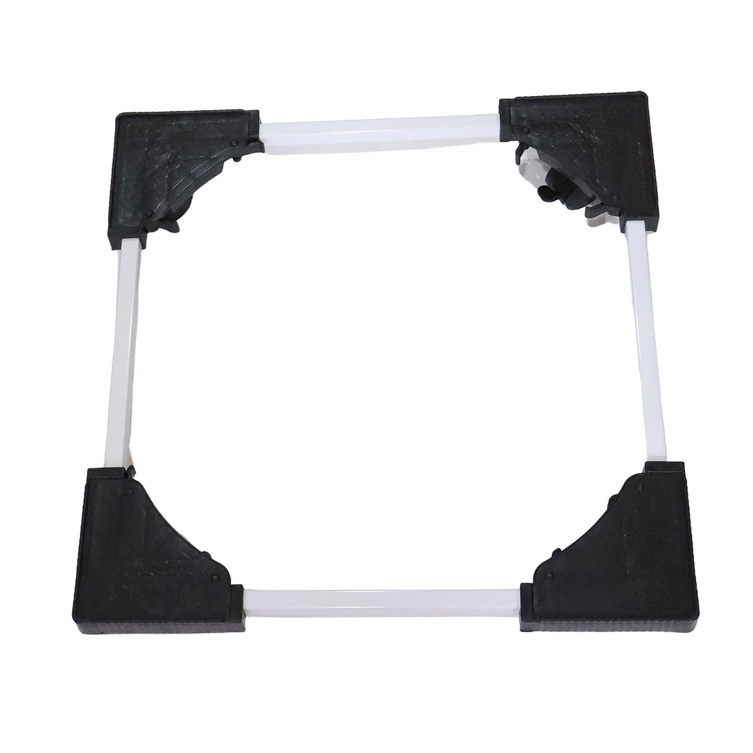 Wukusy adjustable washing machine and refrigerator stand with 67.67 cm width, designed to support appliances securely.