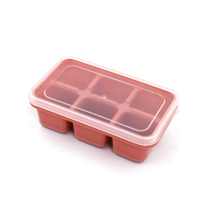 Wukusy 4750 silicone ice tray with six cavities, used for making ice in household kitchens from water or other liquids.