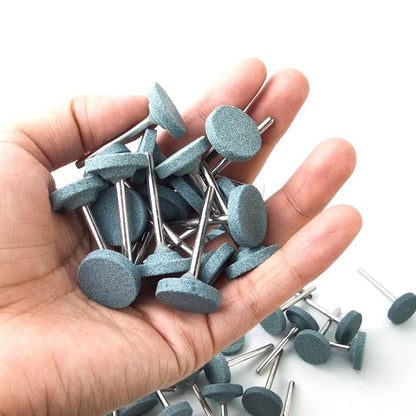 Set of three Wukusy abrasive mounted stone grinding heads for home improvement projects, suitable for grinding and polishing tasks.