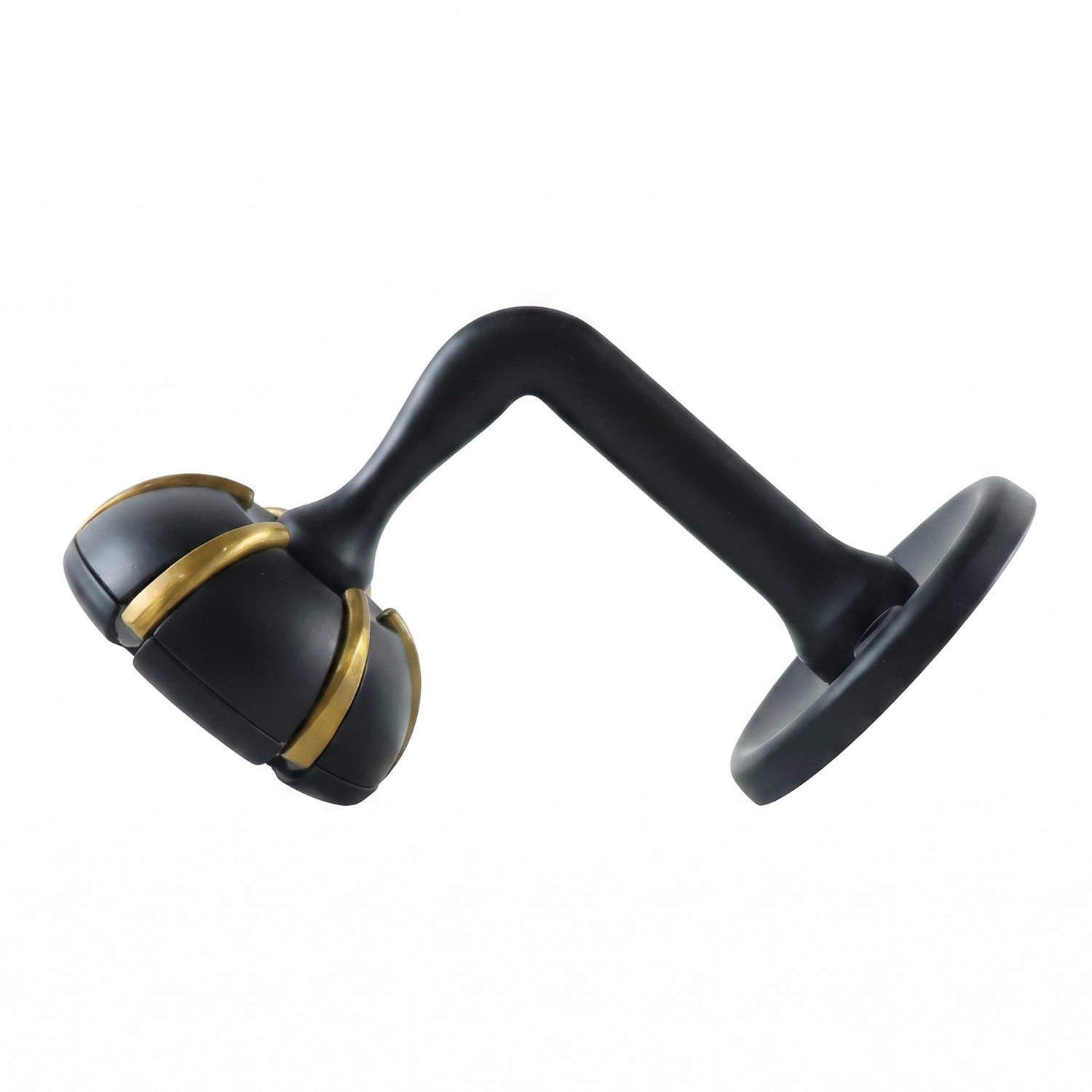 Heavy duty wall-mounted multi hook by Wukusy with hooks for keys, bags, clothes, and jewelry, mounted on a white wall.