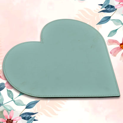 Wukusy 4040 heart-shaped art board with thick pad, ideal for office art projects, featuring a vibrant heart shape design.