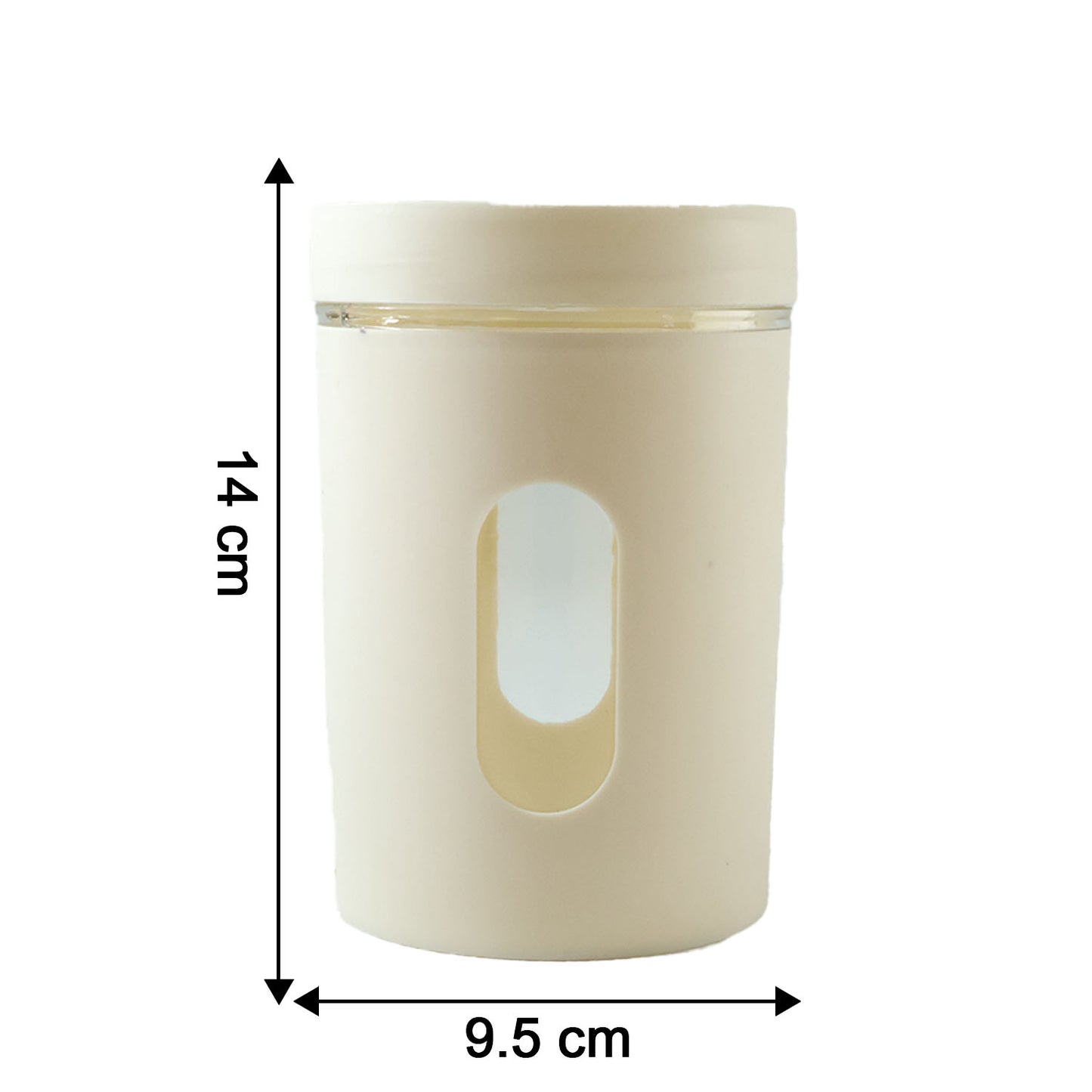 Wukusy premium kitchen storage container set with two 750ml clear plastic containers for pantry organization and food storage.