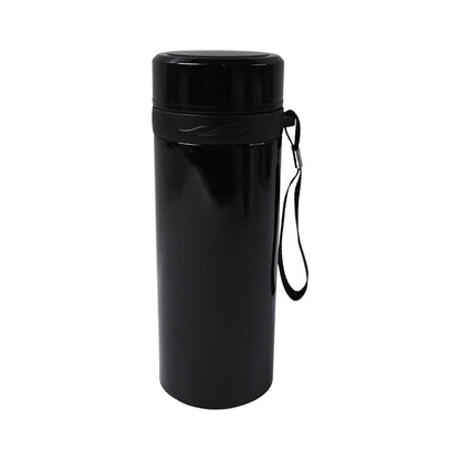 Wukusy stainless steel vacuum thermos flask bottle, 700ml, with sleek silver finish and secure lid for hot or cold beverages.