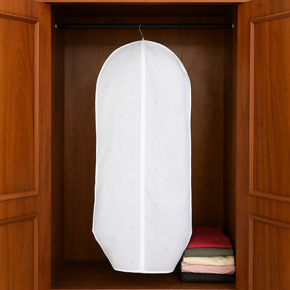 Wukusy premium non-woven garment storage cover in 70x140 cm protecting clothing in a closet, ideal for home organization.