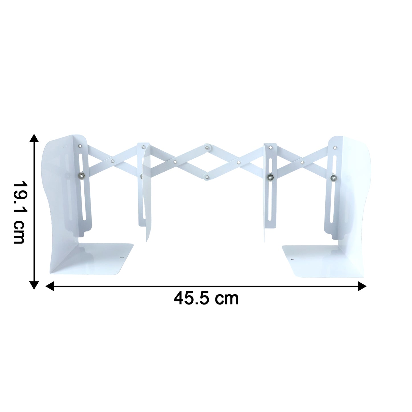 Wukusy adjustable telescopic iron desk book stand with a sturdy metal frame and adjustable height for reading or working.