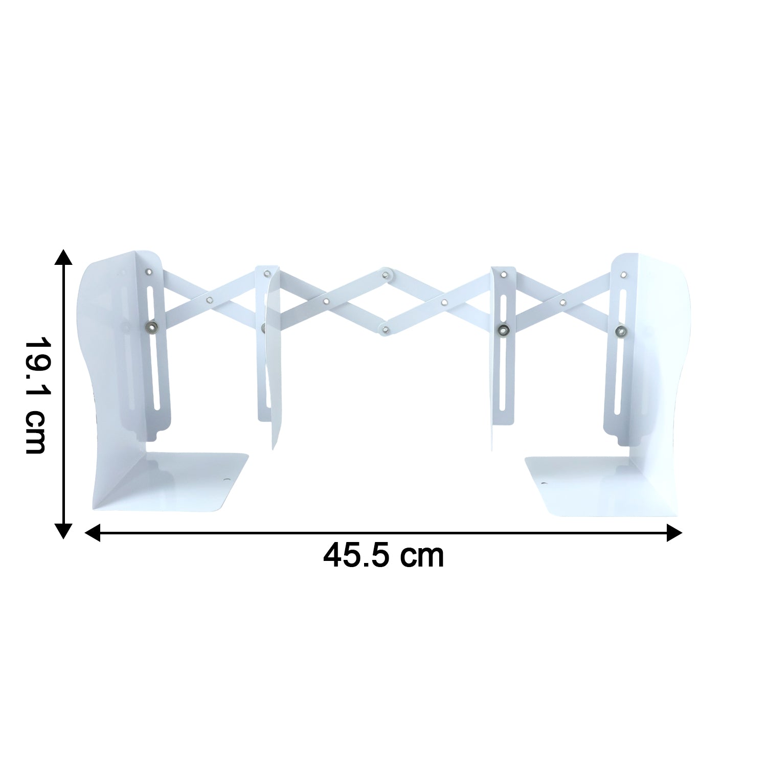Wukusy adjustable telescopic iron desk book stand with a sturdy metal frame and adjustable height for reading or working.