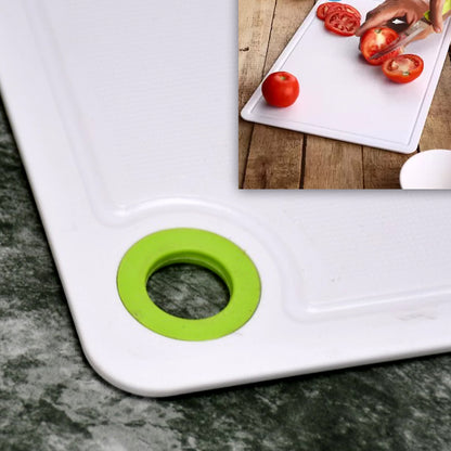 Wukusy 2316 Fruit and Vegetable Chopping Board, durable plastic kitchen cutting board for preparing fruits and vegetables.