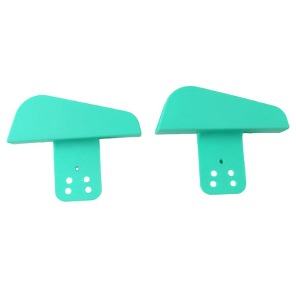 Two Wukusy plastic mobile phone charging stand holders in mixed colors, designed for secure phone placement and easy charging.