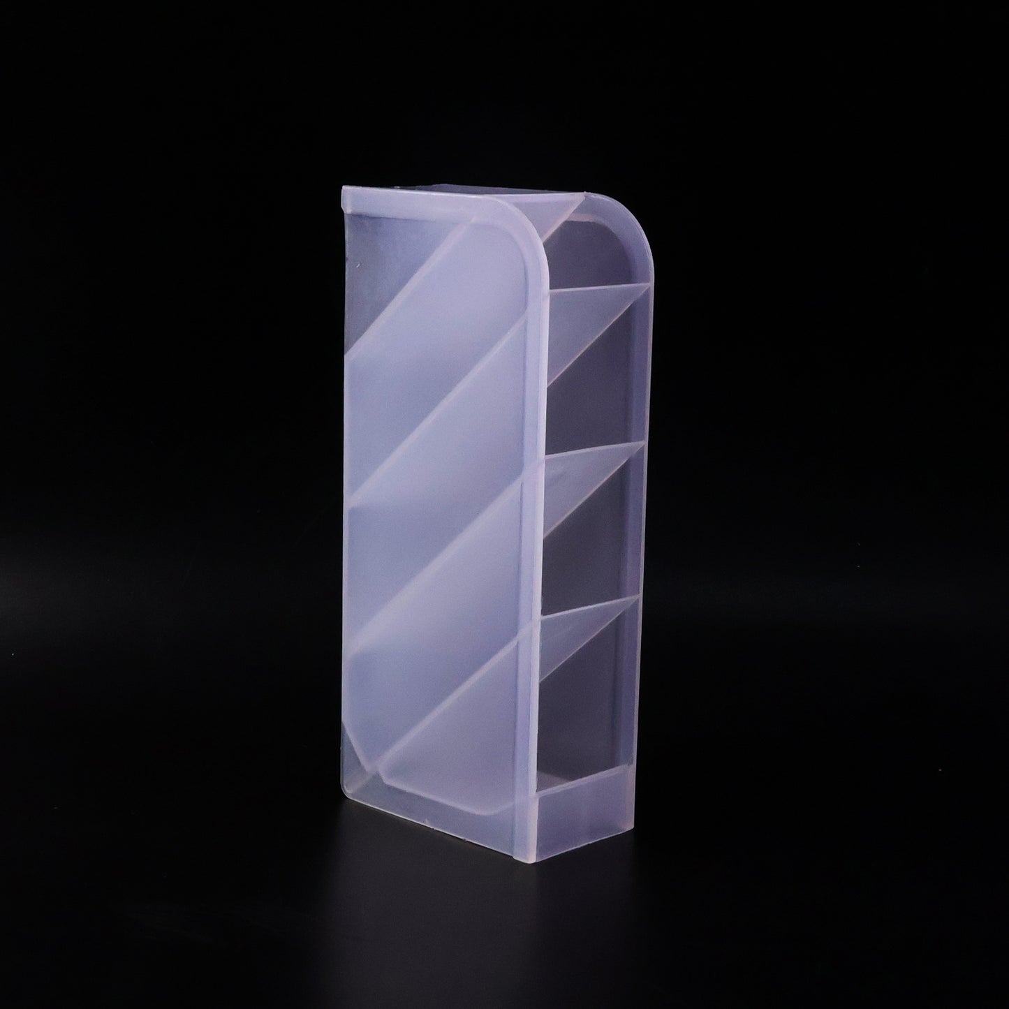 Wukusy plastic multi-storage pen and marker holder with compartments for organizing writing tools.