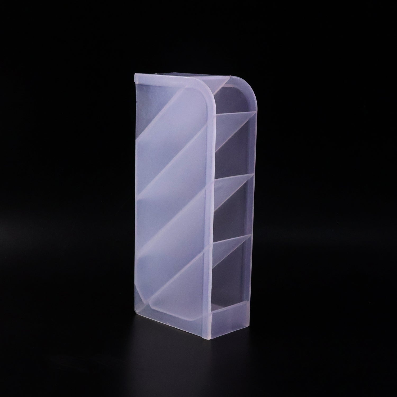 Wukusy plastic multi-storage pen and marker holder with compartments for organizing writing tools.