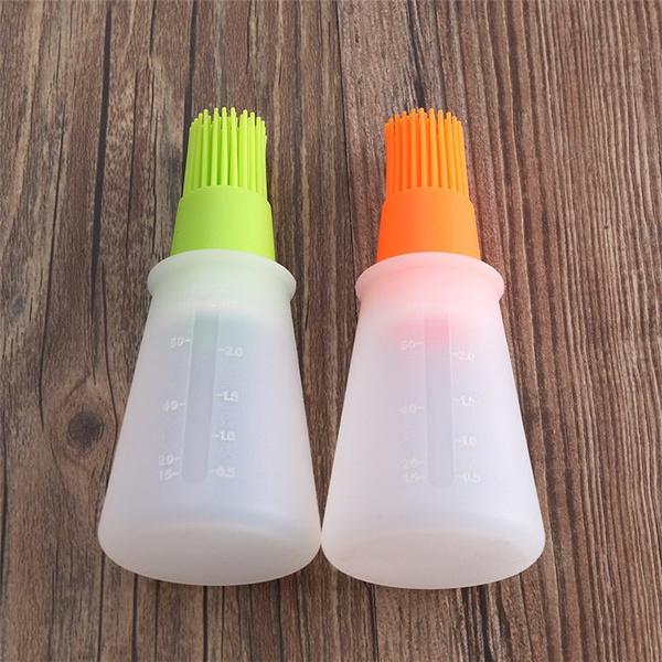 Wukusy 2434 basting brush set with silicone pastry brushes for kitchen cooking and baking applications