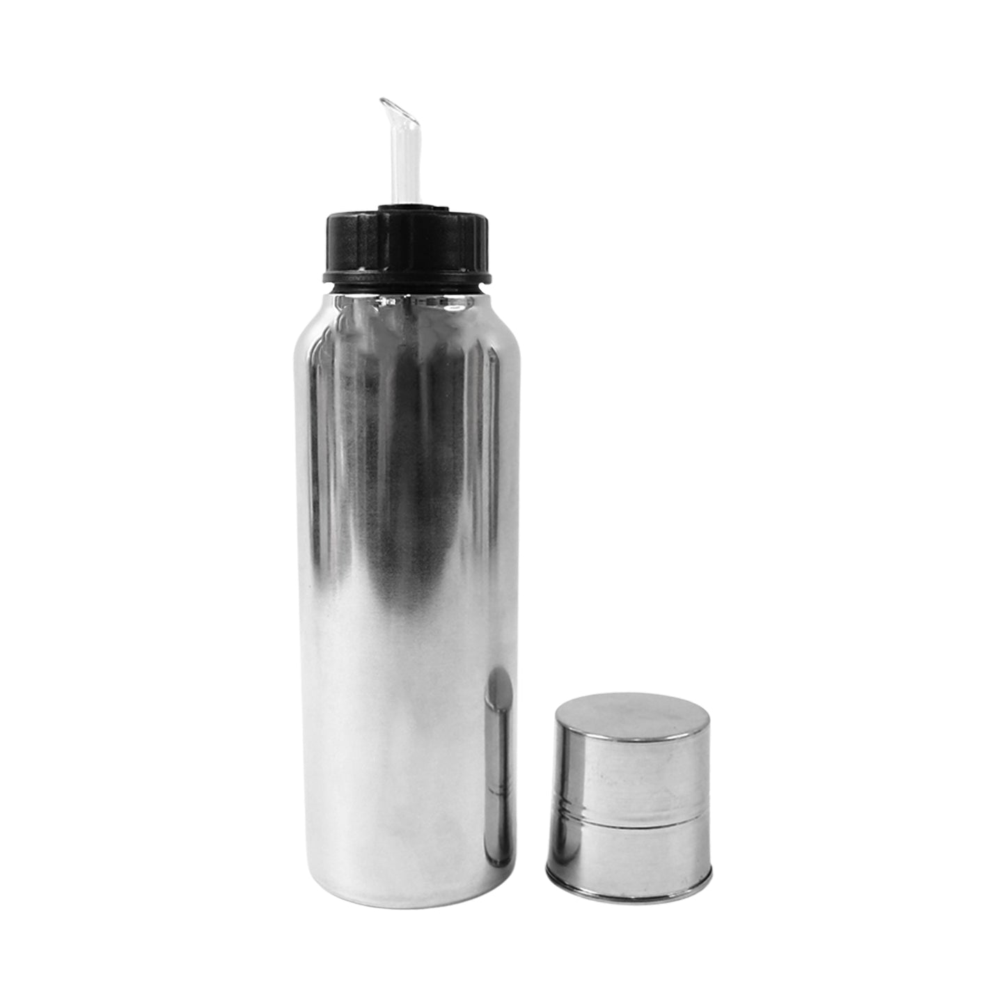 Wukusy Apex Pro stainless steel oil pourer, 750ml, for kitchen use, shown with a sleek, modern design and spout for controlled pouring.