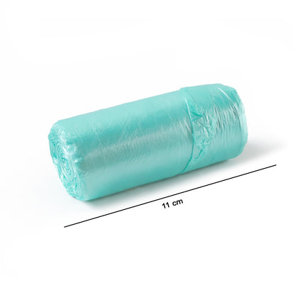 Wukusy heavy duty disposable garbage bags roll with 45x60 cm size, three rolls totaling 90 durable trash bags for everyday use