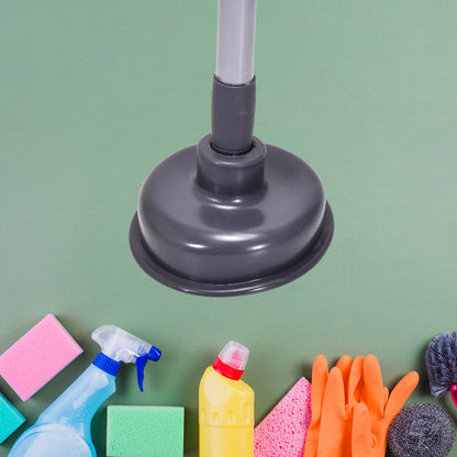 Wukusy 4031 toilet plunger with rubber cup and handle, designed for clearing clogs in toilets and sinks at home or commercial use.
