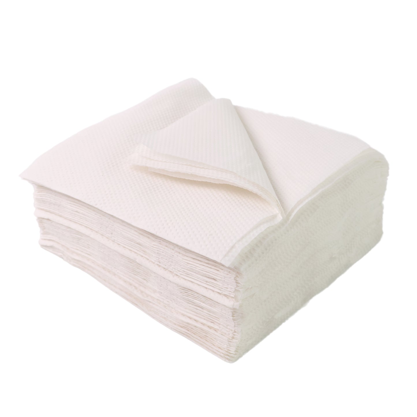 Wukusy soft facial tissue paper napkins set with 50 white tissue paper napkins arranged in a stack