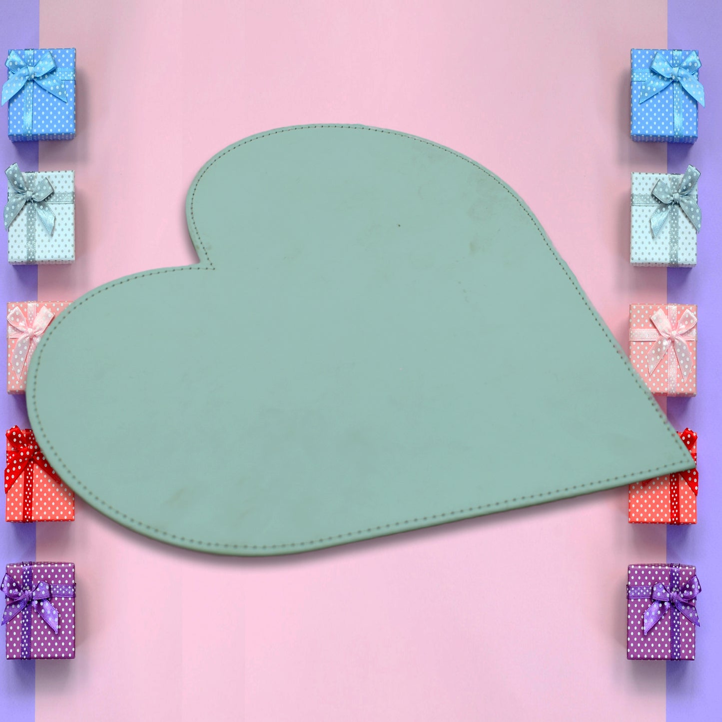 Wukusy 4040 Heart Shape Art Board with thick pad, ideal for office use, featuring a heart-shaped design for creative projects.