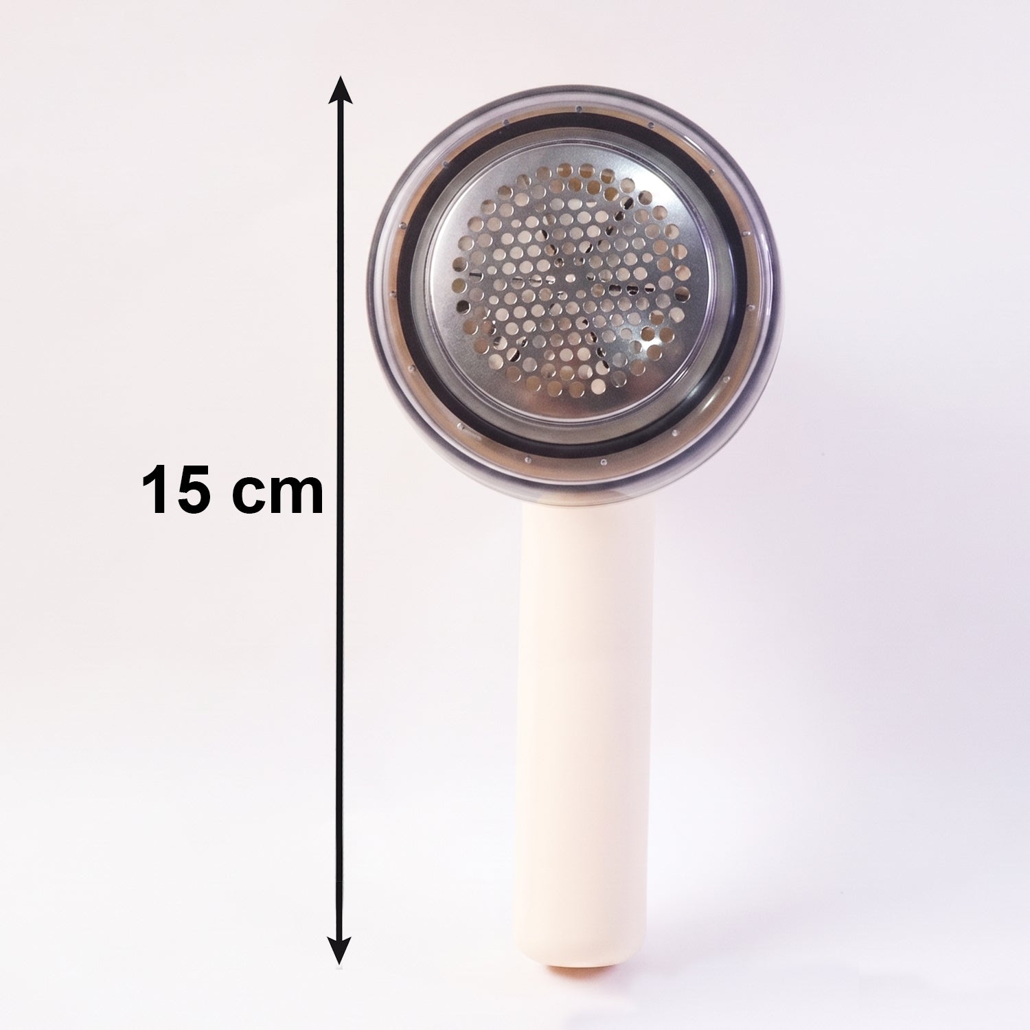Wukusy rechargeable electric lint remover fabric shaver for clothes, sweaters, sofas, and blankets, with a sleek handheld design.