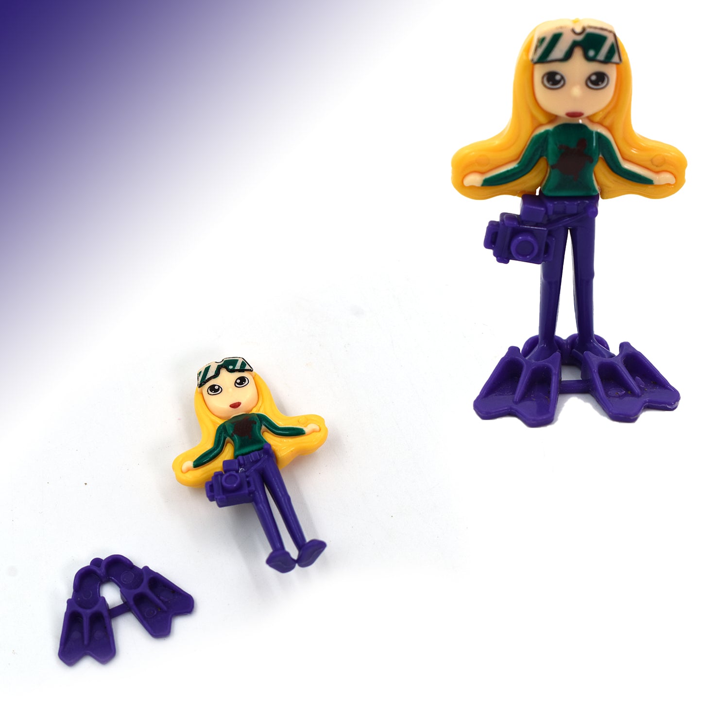 Colorful Jalpari Mermaid Dolls toy by Wukusy featuring vibrant mermaid figures with bright, detailed fins and playful expressions.