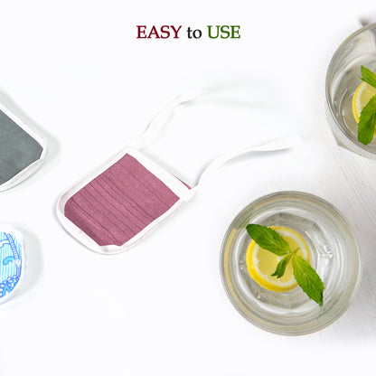 Wukusy 4682 cotton reusable water filter cover with double-layered fabric, suitable for home and office water filtration.