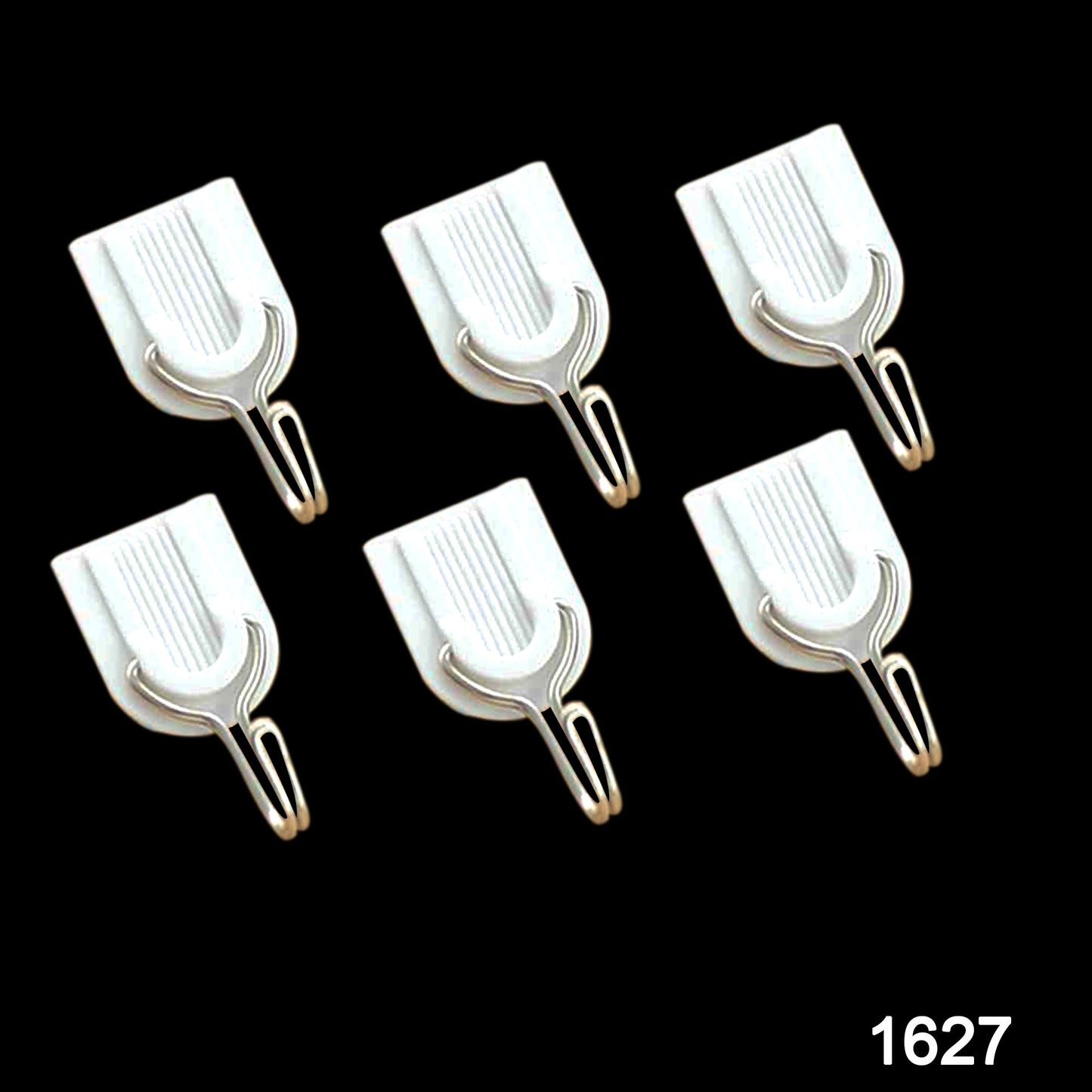 Wukusy 1627 adhesive plastic hook towel hanger for kitchen and bathroom, ABS plastic, wall-mounted kitchen tool.