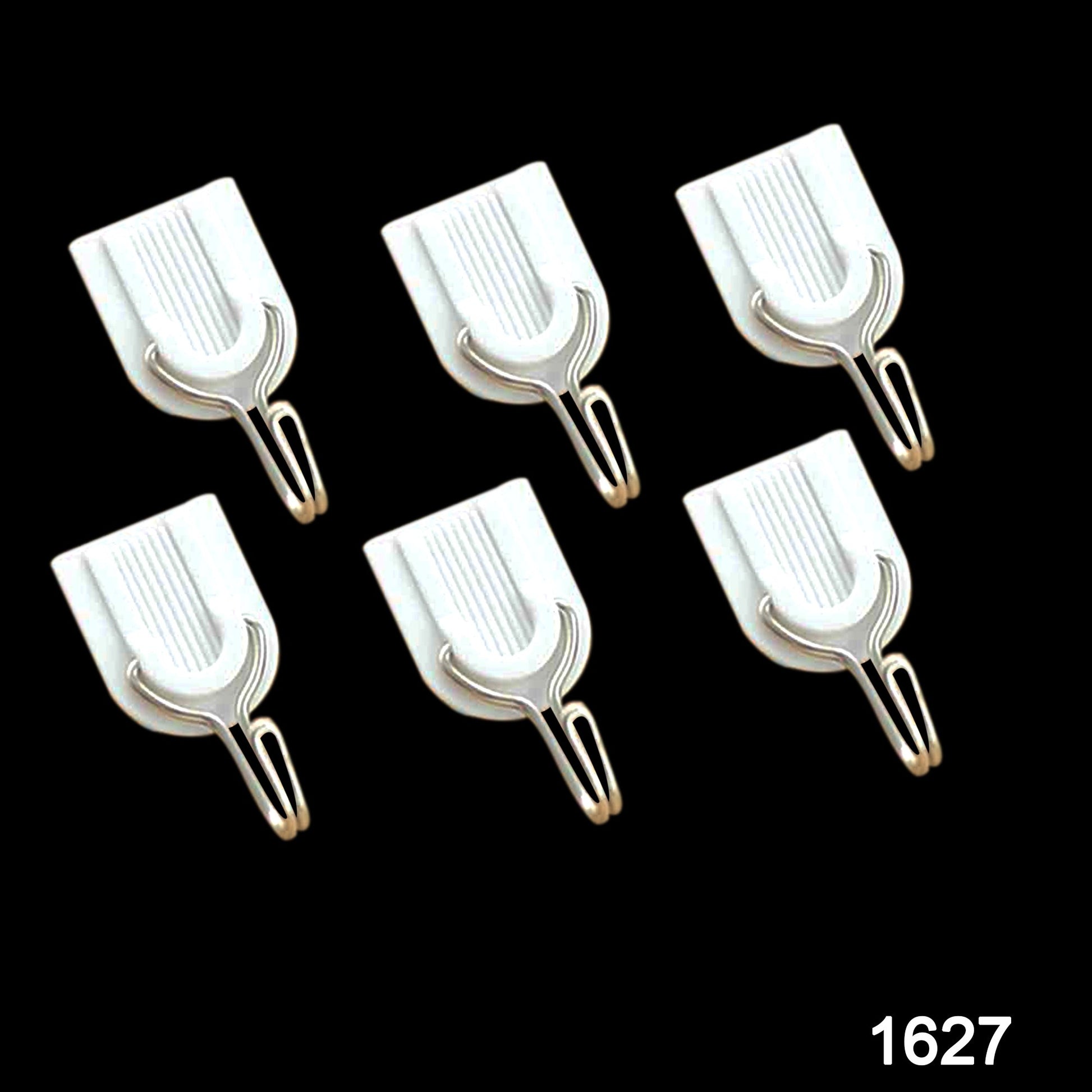 Wukusy 1627 adhesive plastic hook towel hanger for kitchen and bathroom, ABS plastic, wall-mounted kitchen tool.