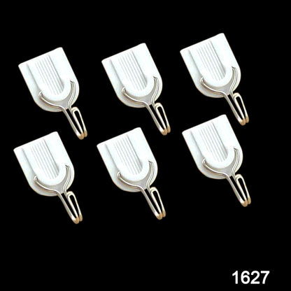 Wukusy 1627 adhesive plastic hook towel hanger for kitchen and bathroom, ABS plastic, wall-mounted kitchen tool.