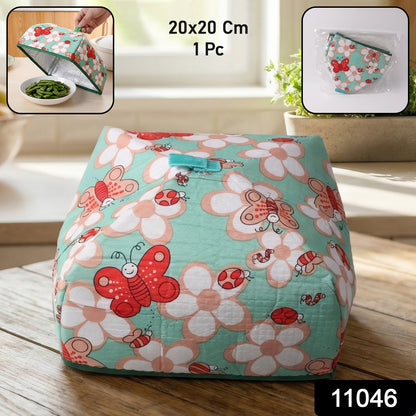 Wukusy foldable food cover, 20x20 cm, collapsible mesh cover for protecting food from insects and dust.