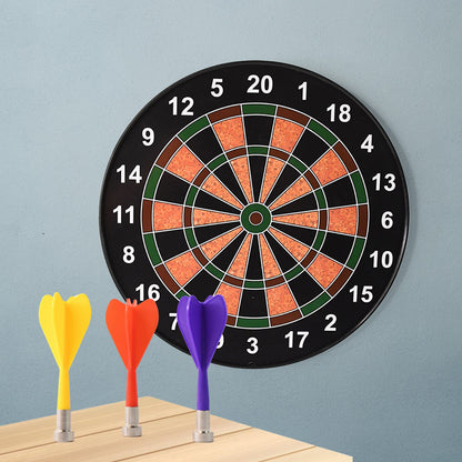 Wukusy Classic Magnetic Dartboard Game Set with colorful magnetic darts on a wooden board for indoor fun and skill practice