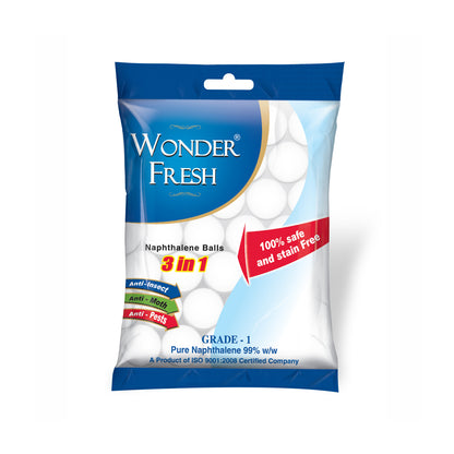 Wukusy Naphthalene Balls for clothes, pantry, bathroom, toilet, wardrobe, wash basin, and urinal to repel cockroaches.