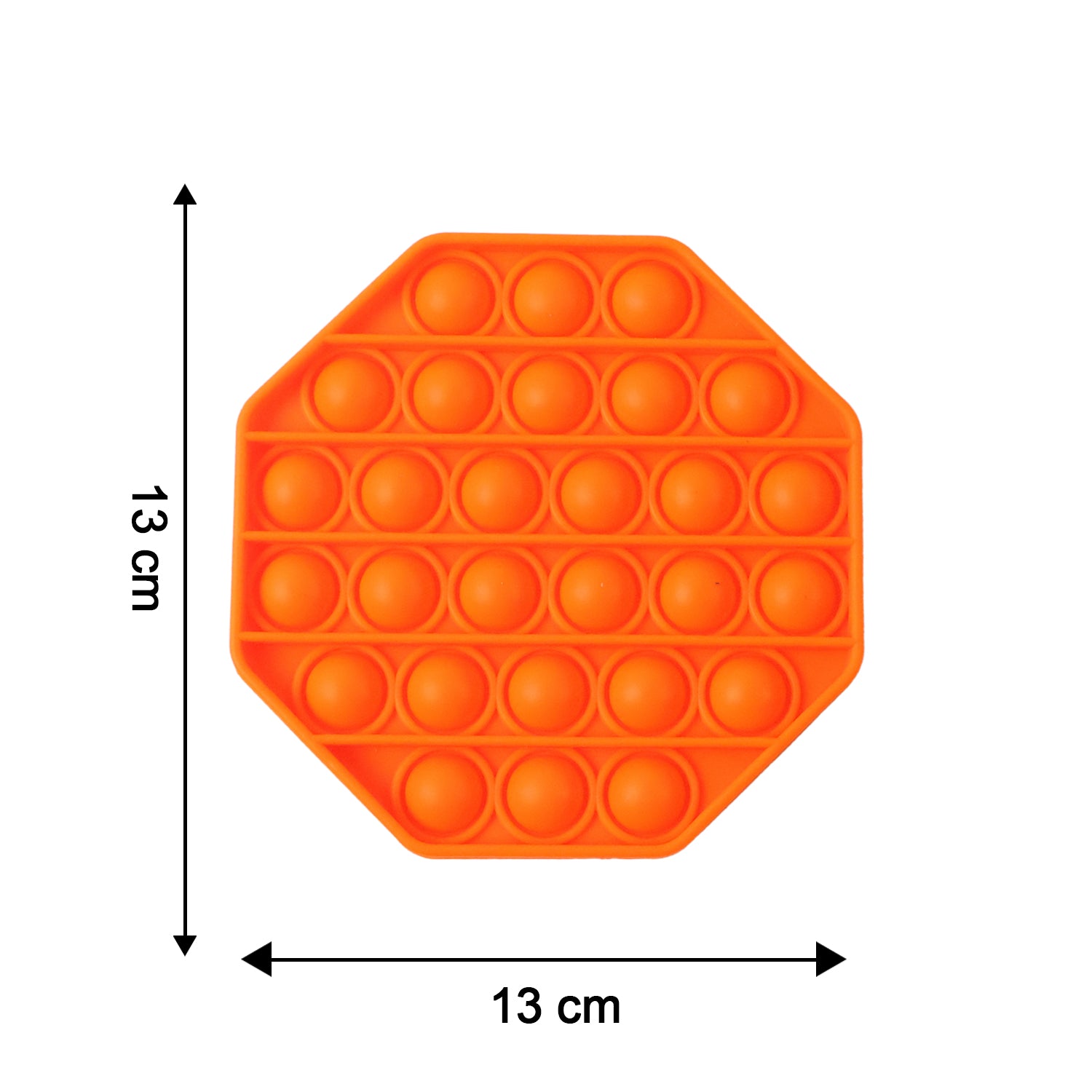 Wukusy premium hexagon silicone Pop It fidget toy with colorful bubbles, designed for sensory play and stress relief.
