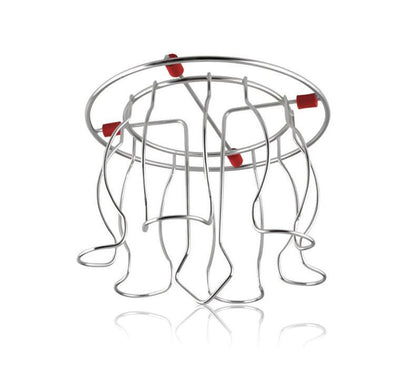 Wukusy stainless steel glass holder hanging organizer for kitchen bars and pubs, designed to hold glasses securely.