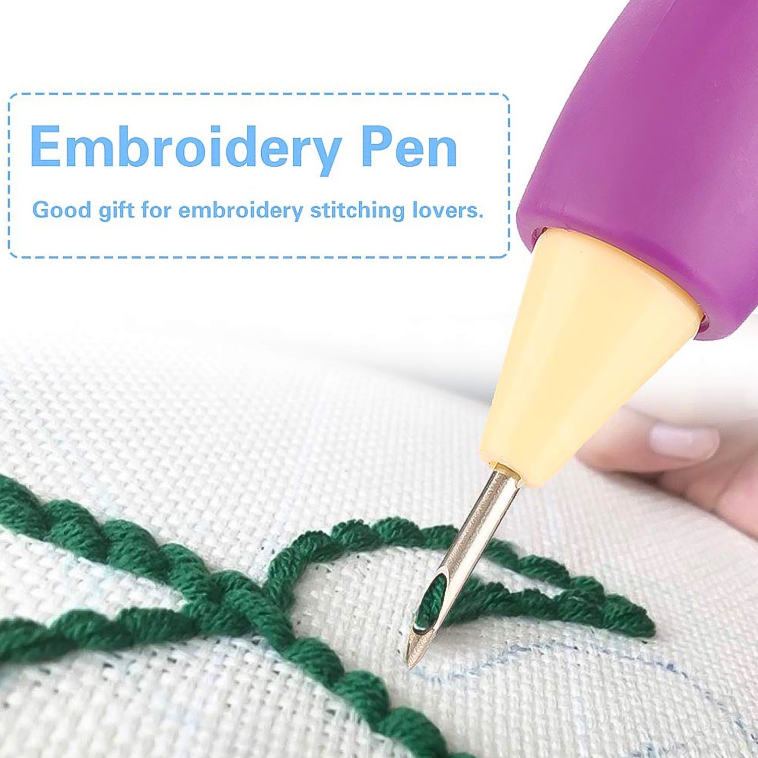 Wukusy Punch Needle DIY craft set with colorful yarns and tools for home improvement needle embroidery projects.