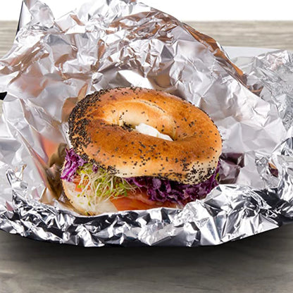 Wukusy 5990 heavy-duty aluminum foil roll, non-stick, 9 meters, ideal for baking and grilling in home and kitchen use.