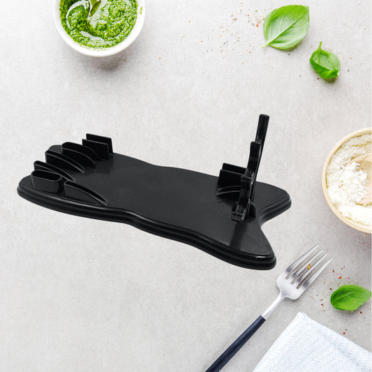 Wukusy plastic kitchen knife drawer organizer with multiple slots for easy storage and quick access to kitchen knives.