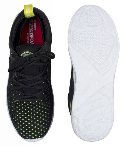 Asian Green running shoes by Drpshippr with breathable mesh upper and cushioned sole for comfortable athletic activity.