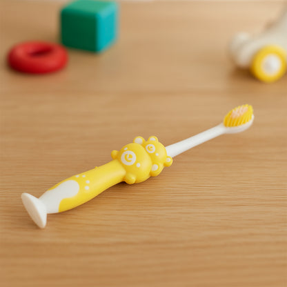 Kids toothbrush and hammer toy set by Wukusy featuring colorful toothbrush and playful hammer toy for children