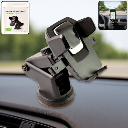 Wukusy 0283 adjustable multicolour car mount for mobile phones, securely holding devices during driving.