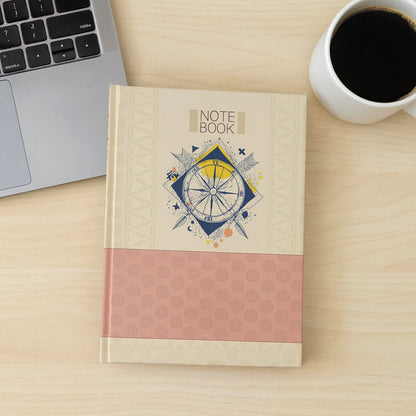 Hardbound Wukusy diary notebook with 100 pages, 240x180mm, featuring a durable cover and lined pages for writing and note-taking.