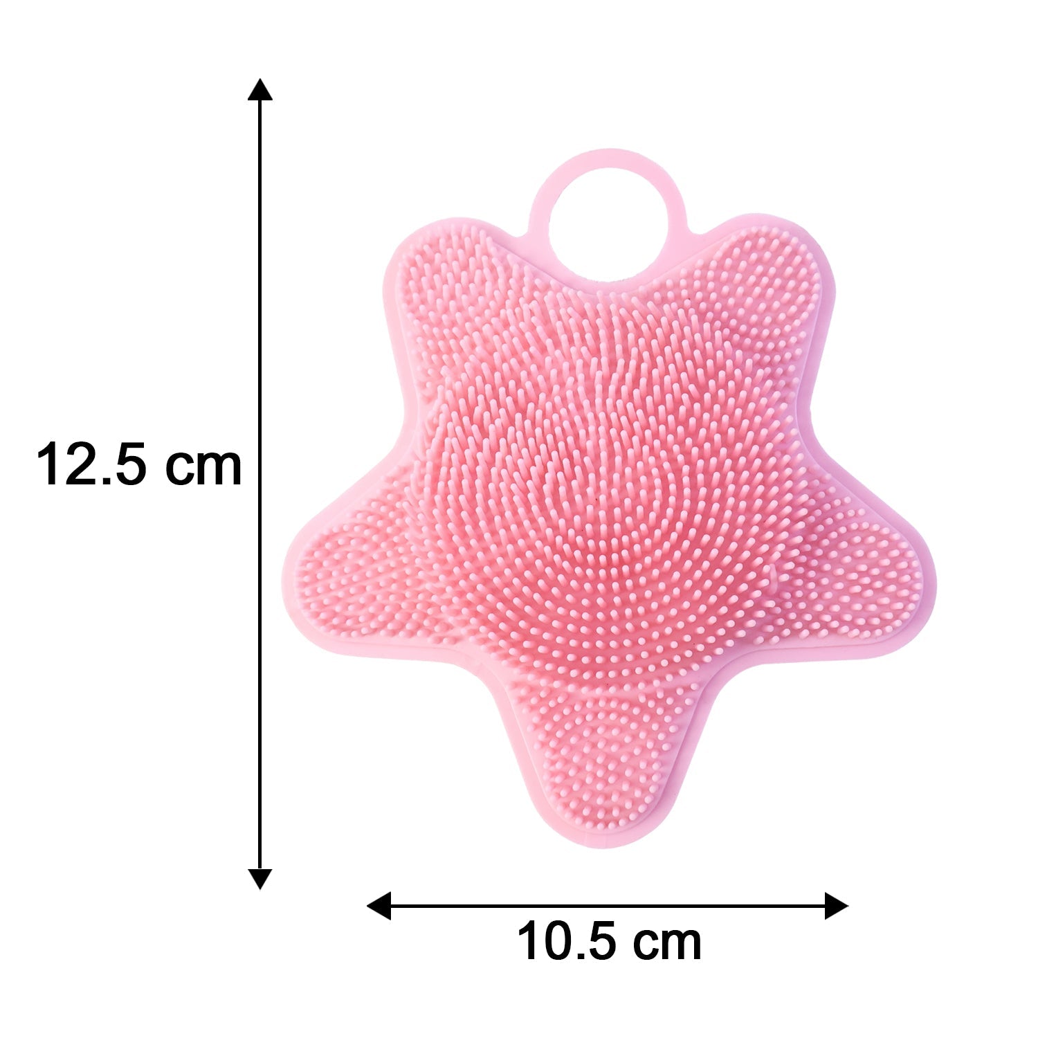 Wukusy 3-in-1 silicone shampoo scalp massager brush for face, hair, and body cleansing, featuring soft silicone bristles.