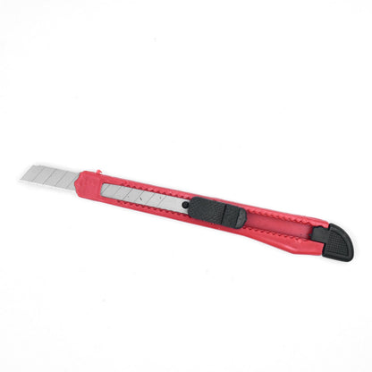 Set of 12 Wukusy paper cutters with standard quality knives for office use, arranged on a clean workspace.