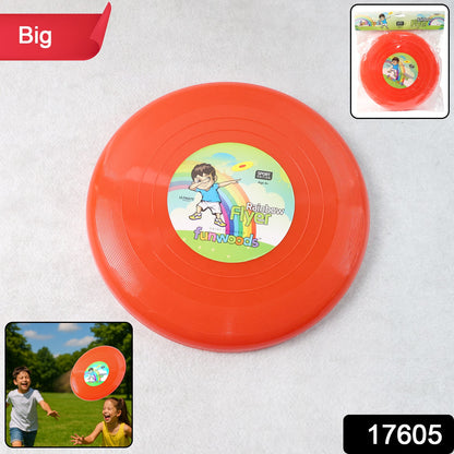 Wukusy Funwoods Big Outdoor Flying Disc toy for kids, suitable for throwing and catching outdoor game activities.