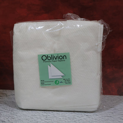 Wukusy soft absorbent disposable tissue paper napkins set with 50 pieces, showing white, lightweight, and textured paper napkins.