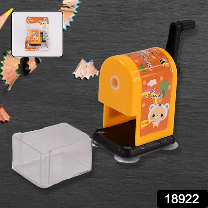 Wukusy office table pencil sharpener with a compact design, ideal for quick and precise pencil sharpening.