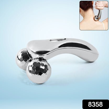Wukusy 8358 360-degree facial roller for face lifting, skin tightening, improving blood circulation, and reducing puffiness.