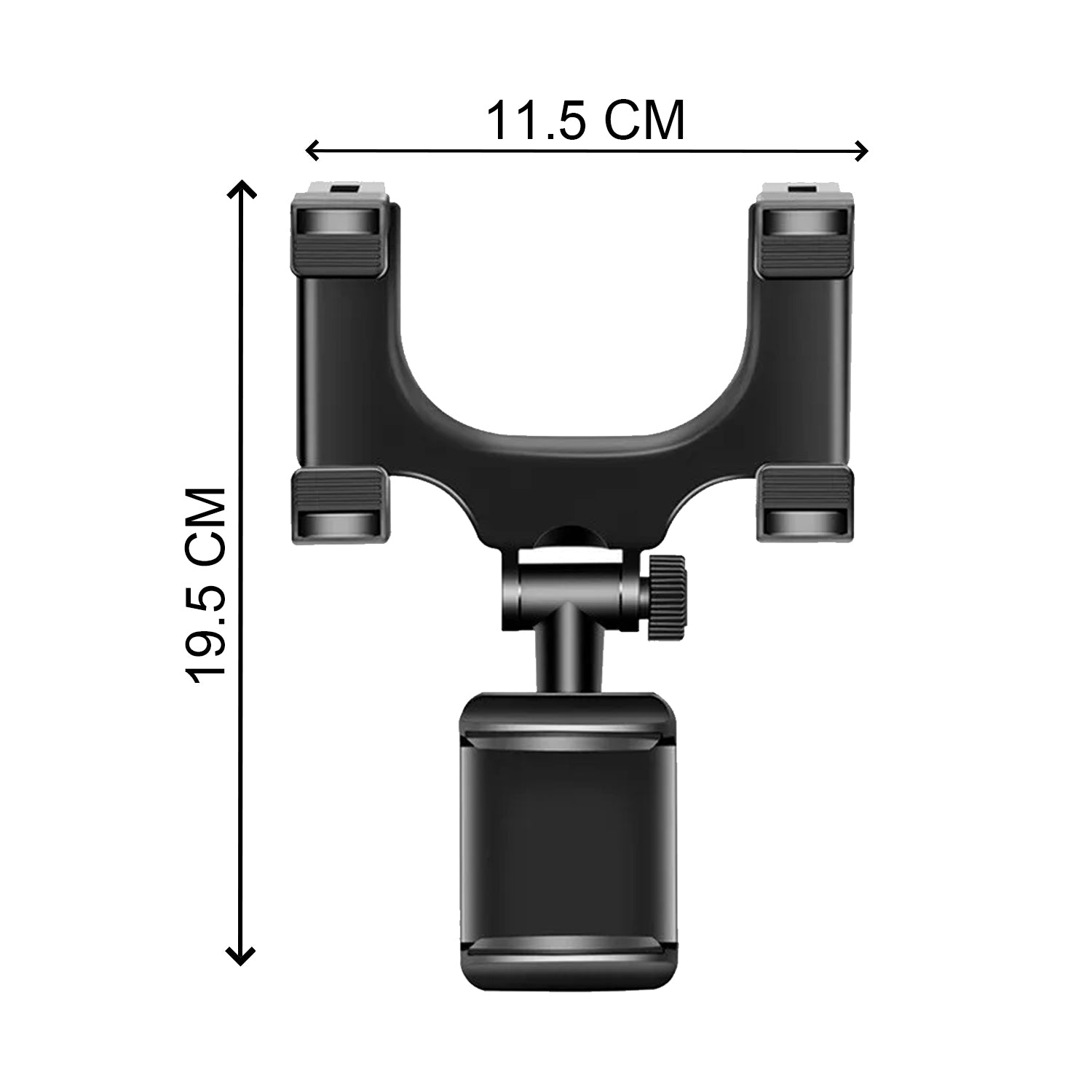 Wukusy rear view mobile holder mount for vehicle mirror, adjustable universal phone stand for car mobile accessories.
