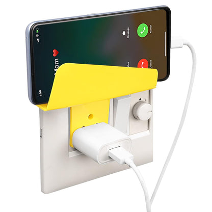 Wukusy plastic mobile phone charging stand holder in mixed colors, adjustable accessory for secure device charging.
