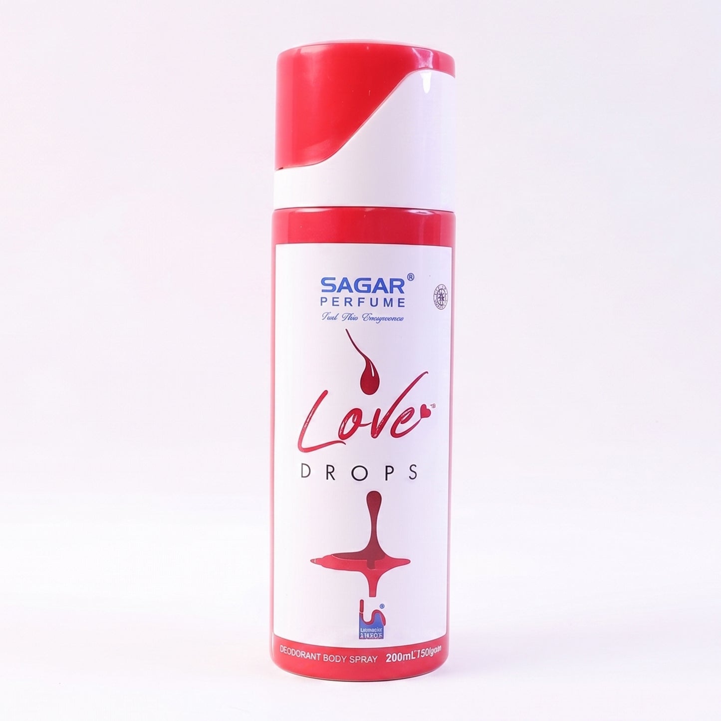 Wukusy Sagar Love Drops perfume deodorant body spray 200ml with floral fragrance and long-lasting freshness