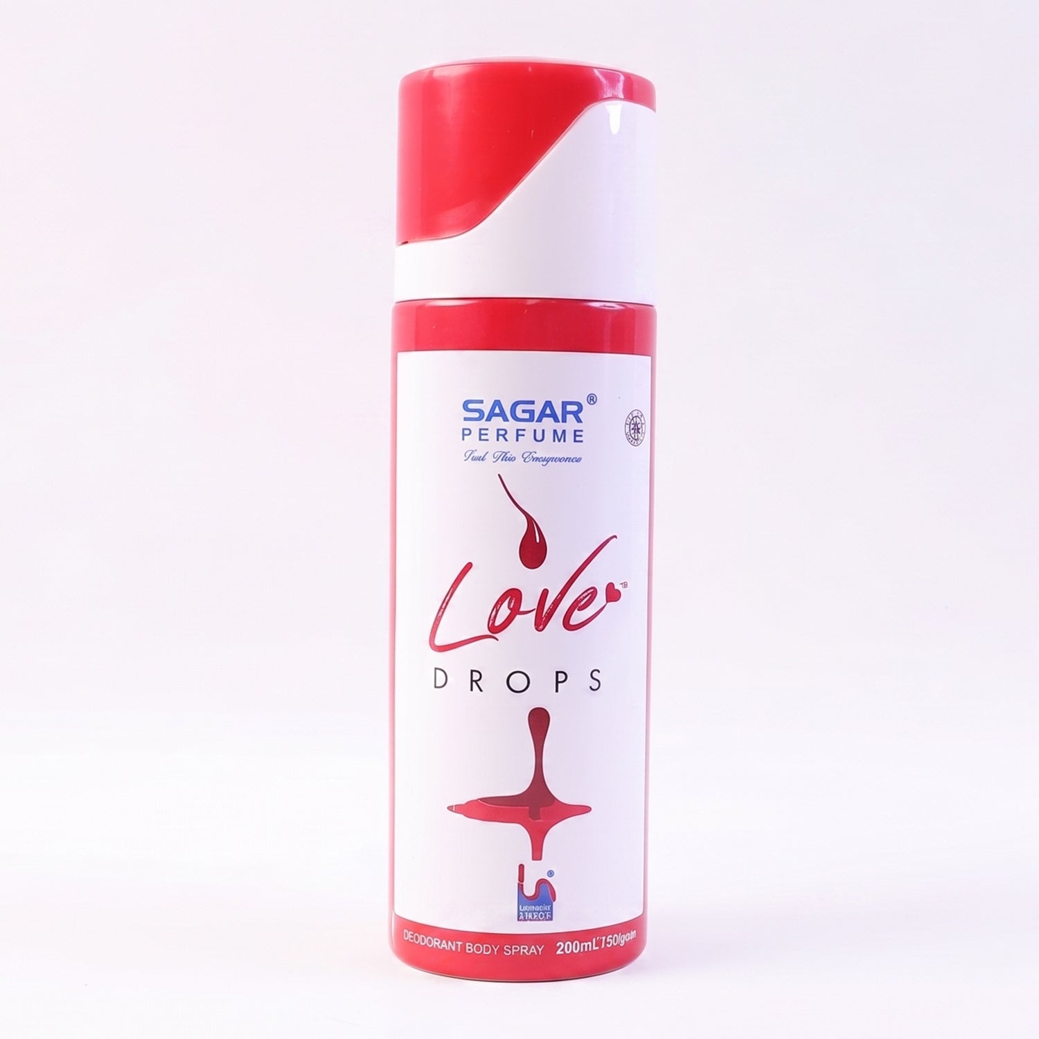 Wukusy Sagar Love Drops perfume deodorant body spray 200ml with floral fragrance and long-lasting freshness