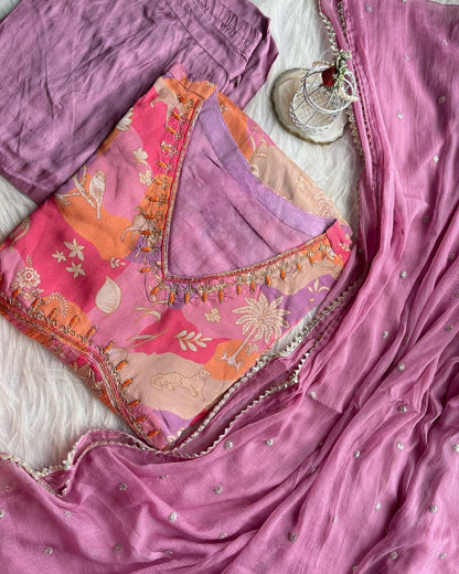 Baby pink designer salwar suit for kids, featuring traditional embroidery and soft fabric, ideal for special occasions.